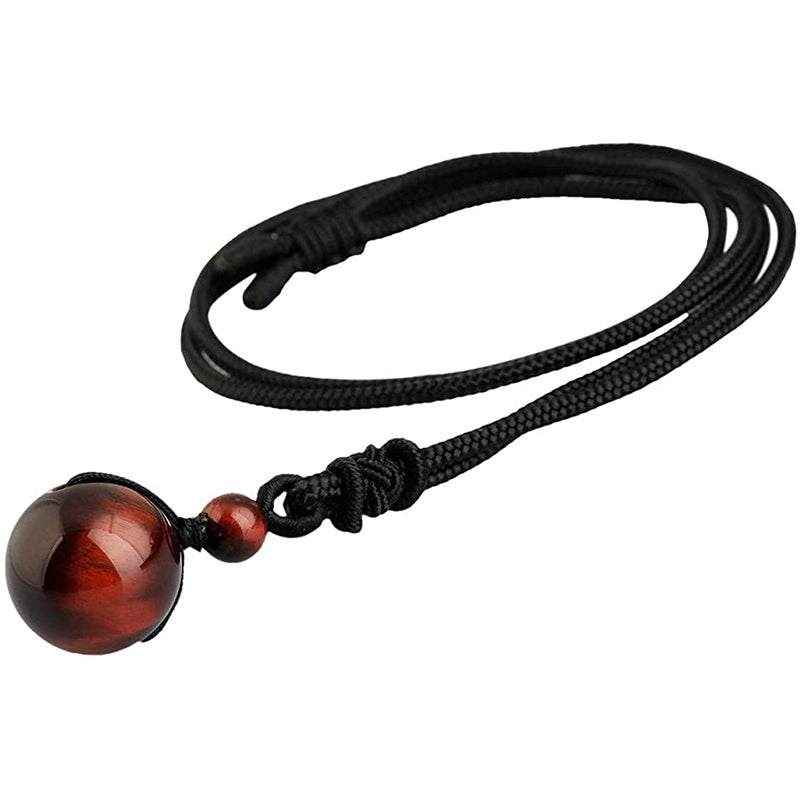 Buddha Stones Tibetan Tiger's Eye Protection Necklace