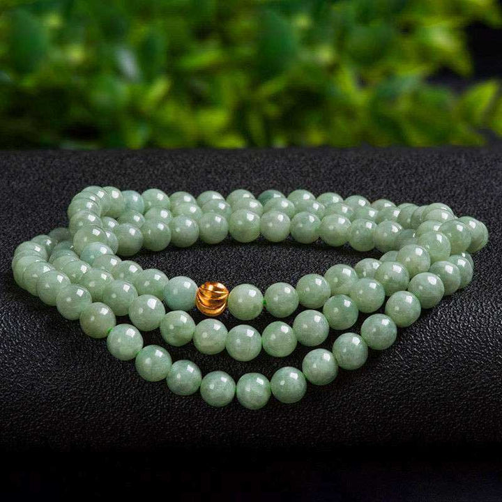 108 Beads Jade Luck Bracelet Mala