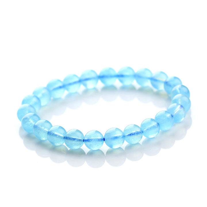 Natural Aquamarine Amber Healing Bracelet (Extra 30% Off | USE CODE: FS30)