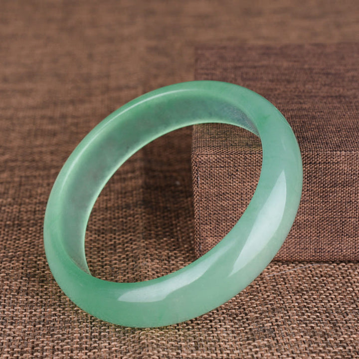 Natural Jade Luck Healing Prosperity Bangle Bracelet