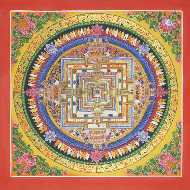 Tibetan Thangka Painting Blessing Handmade Decoration