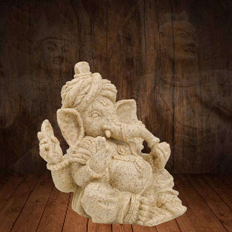 Ganesh Ganpati Elephant Statue Blessing Protection Home Decoration