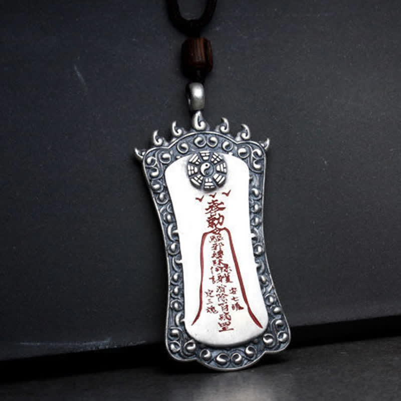 FengShui Bagua PiXiu Cinnabar Balance Necklace Pendant