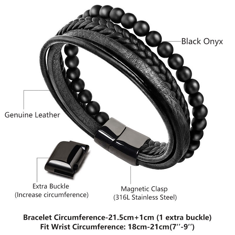 FREE Today:  Anti-stress Support Bead Leather Bracelet