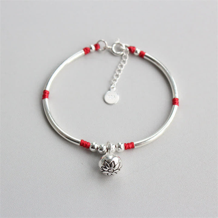 925 Sterling Silver Lotus Flower New Beginning Bracelet