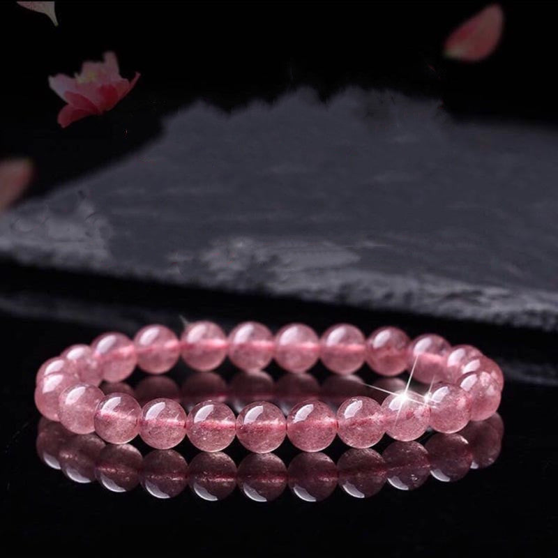 Buddha Stones Natural Rose Quartz Love Caring Bracelet