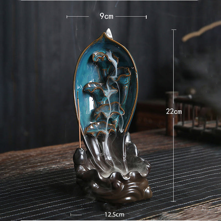 Waterfall Incense Burner Backflow Incense Holder