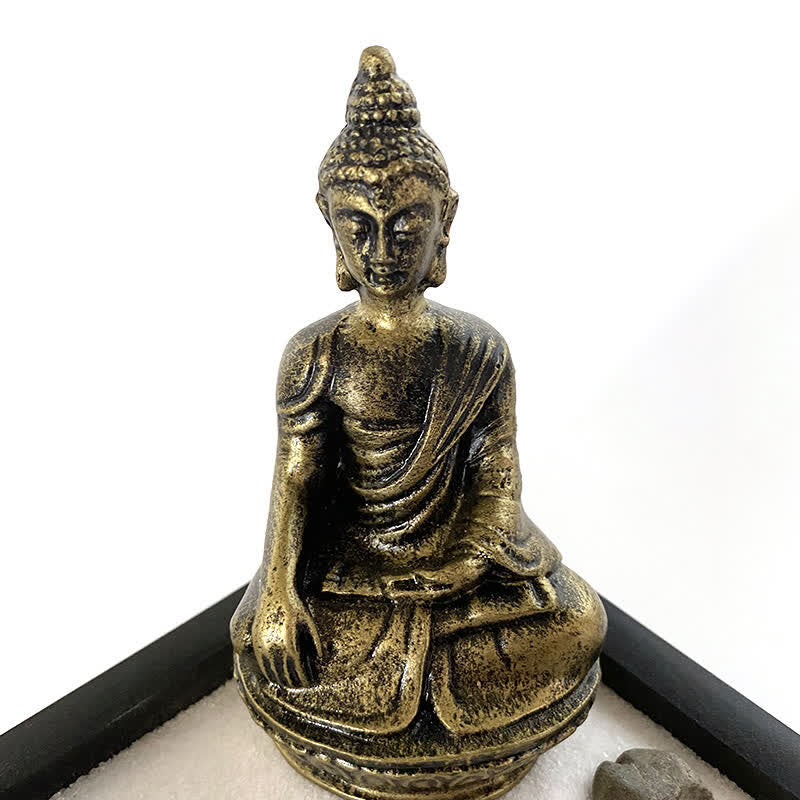 Buddha Symbol Rocks Meditation Calm Zen Garden Home Decoration