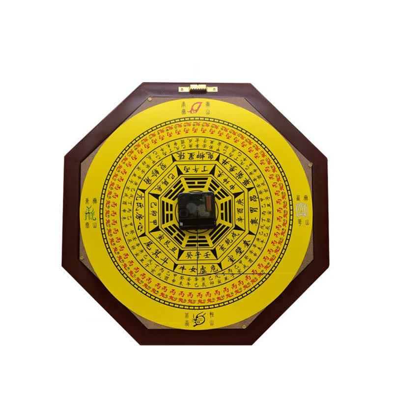 Feng Shui Bagua Map Balance Energy Map Wall Clock