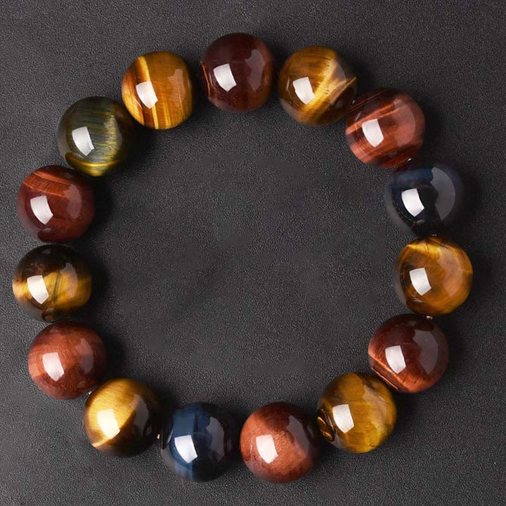 Buddha Stones Natural Tiger Eye Positive Protection Bracelet