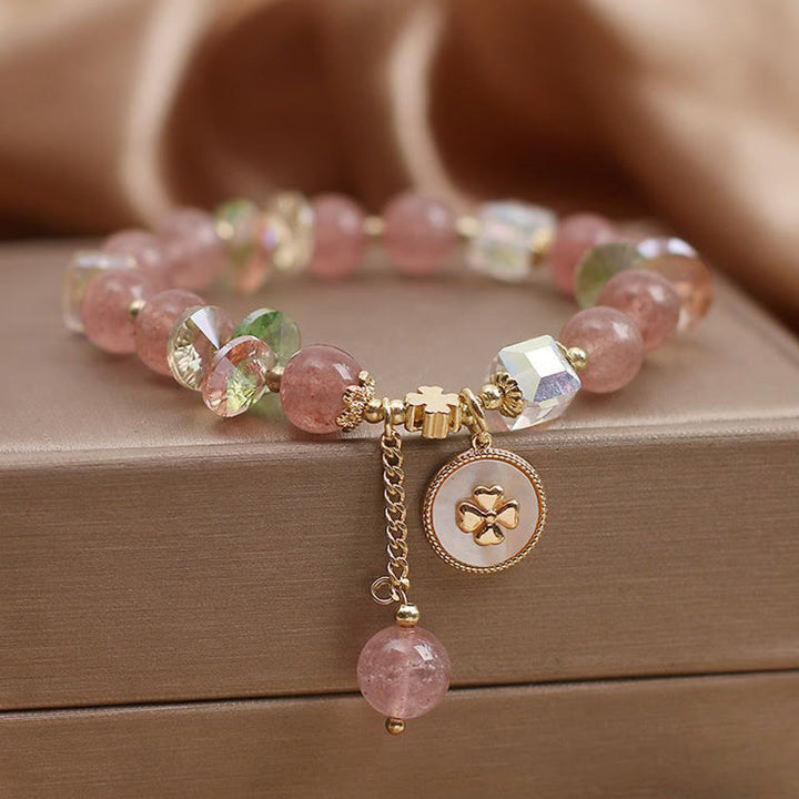 FREE Today: The Healing Strawberry Quartz Lucky Bracelet