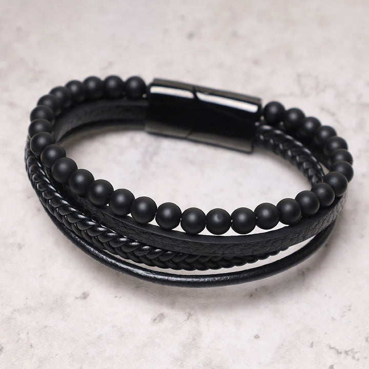 FREE Today:  Anti-stress Support Bead Leather Bracelet