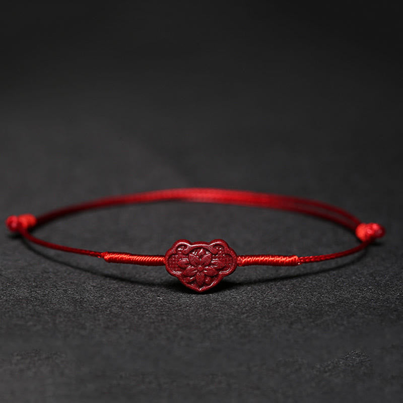 FREE Today: Bring Positive and Blessing Energy Lucky Cinnabar Red String Bracelet