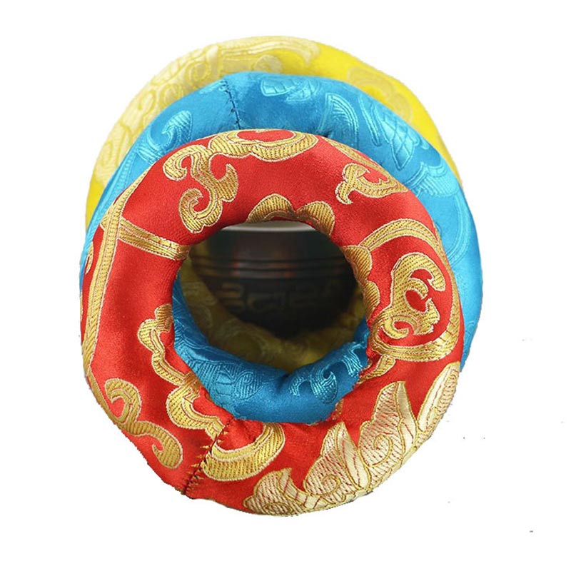 Tibetan Singing Bowl Handcraft Cushion Decoration