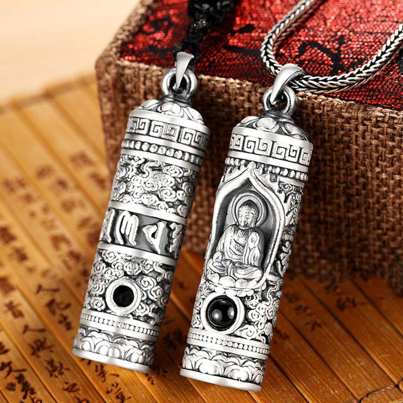 Chinese Zodiac Natal Buddha Projection Prosperity Necklace Pendant