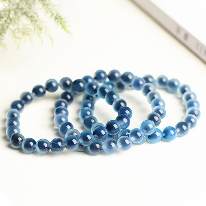 Buddha Stones Natural Colorful Candy Agate Harmony Strength Bead Bracelet