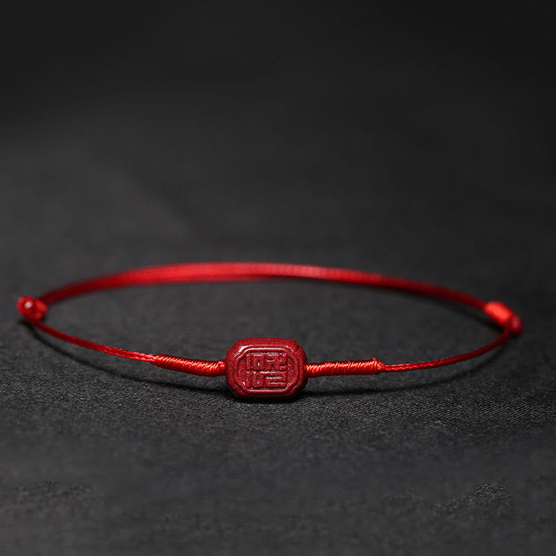 FREE Today: Bring Positive and Blessing Energy Lucky Cinnabar Red String Bracelet