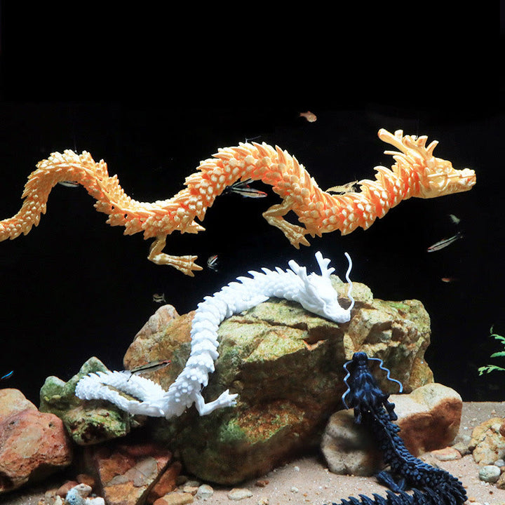 Feng Shui Dragon Luminous 3D Printed Dragon Luck Success Home Decoration