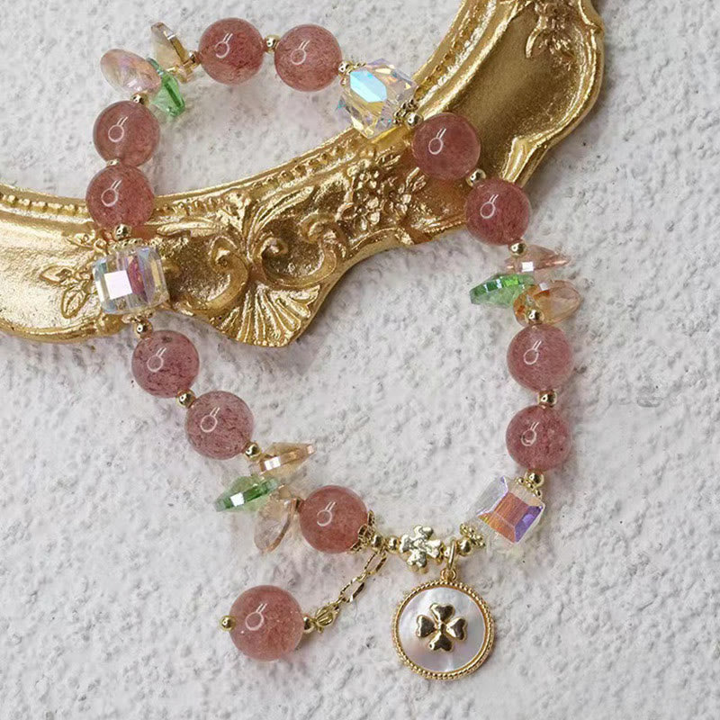 FREE Today: The Healing Strawberry Quartz Lucky Bracelet