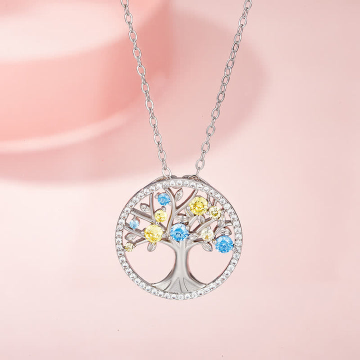 The Tree of Life Zircon Copper Unity Necklace Pendant (Extra 40% Off | USE CODE: FS40)