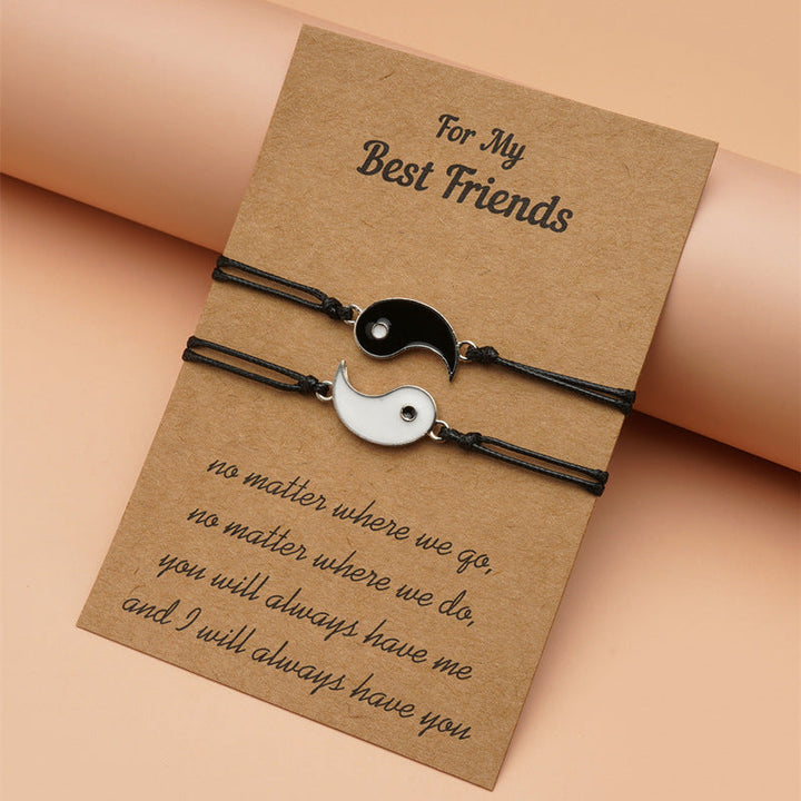 FREE Today:  Everlasting Friendship Love Couple Balance Bracelet