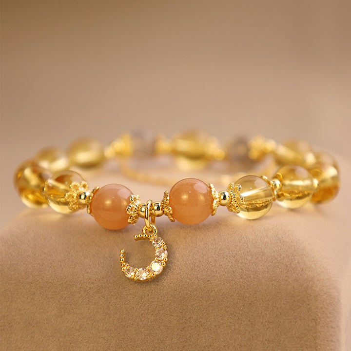 FREE Today: Abundant Energy Moon Citrine Bracelet