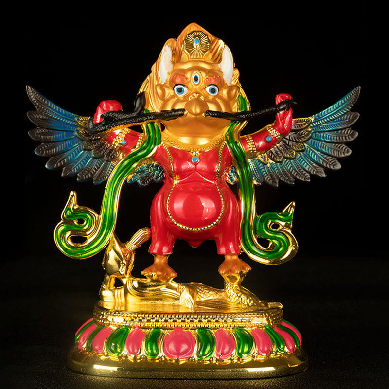 Tibet Garuda Bird Alloy Keep Evil Spirits Away Home Decoration