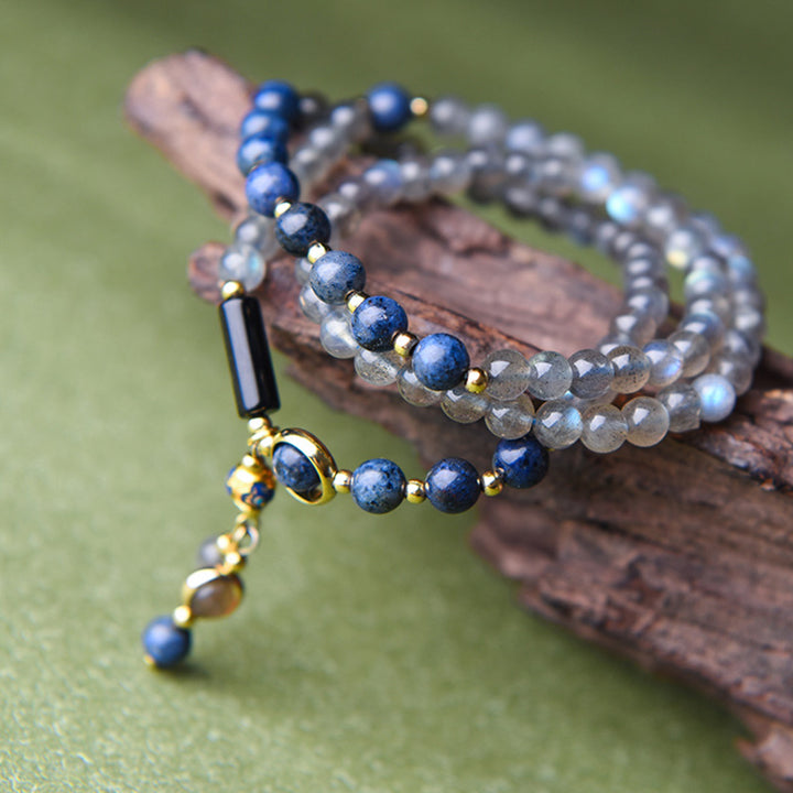 Moonstone Lazurite Calm Healing Positive Bracelet