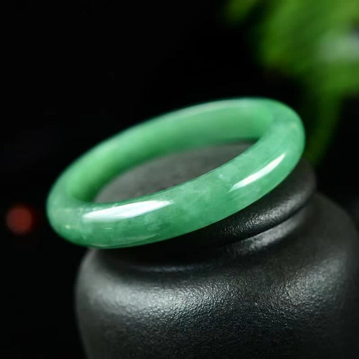 Buddha Stones Jade Healing Abundance Protection Bracelet Bangle