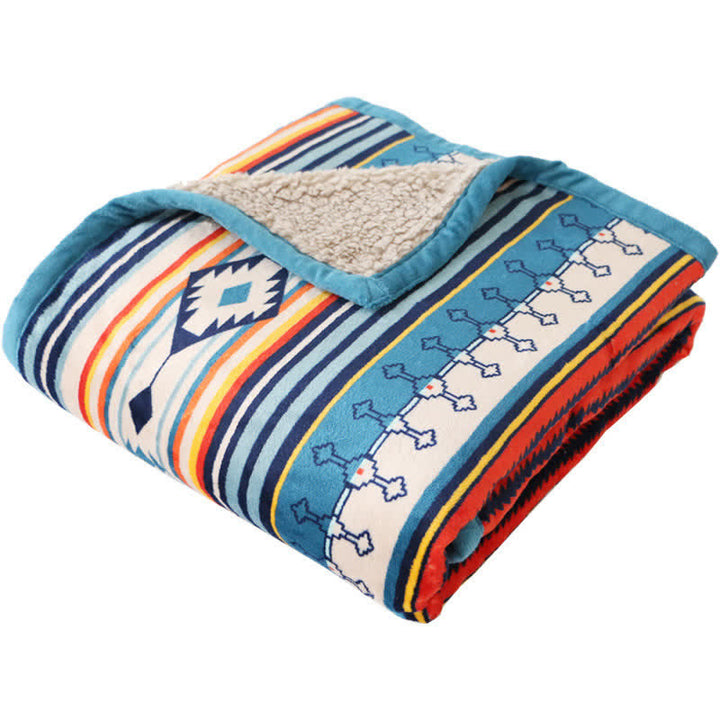 Geometric Warm Soft Bed Throw Blanket