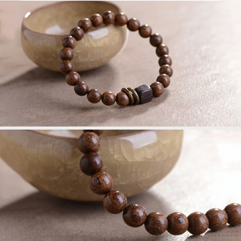 Buddha Stones Phoebe Zhennan Wood Spirituality Bracelet