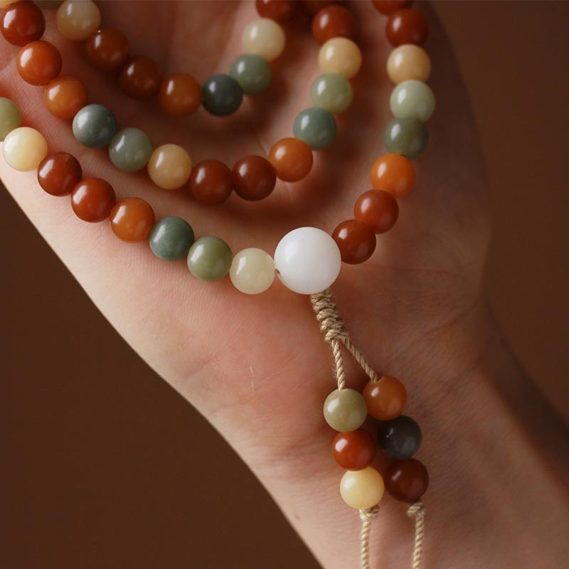 Buddha Stones Bodhi Seed Mala Harmony Wisdom Bracelet