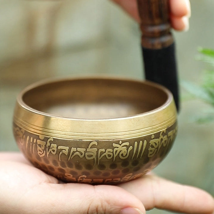 Tibetan Sound Bowl Handcrafted for Yoga and Meditation Singing Bowl Set