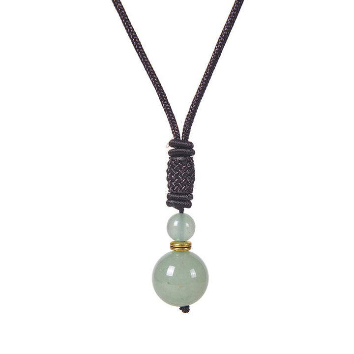 Buddha Stones Tibetan Jade Harmony Necklace