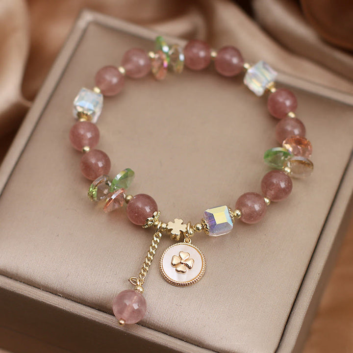 FREE Today: The Healing Strawberry Quartz Lucky Bracelet