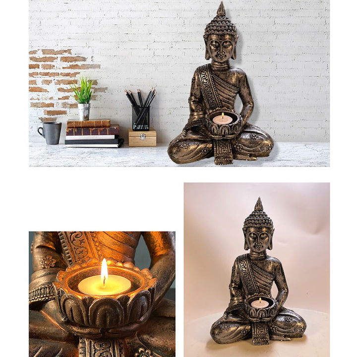 Tibetan Buddha Blessing Decoration Candlestick