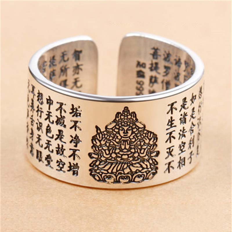 FengShui Buddha Chinese Zodiac Protection Adjustable Ring