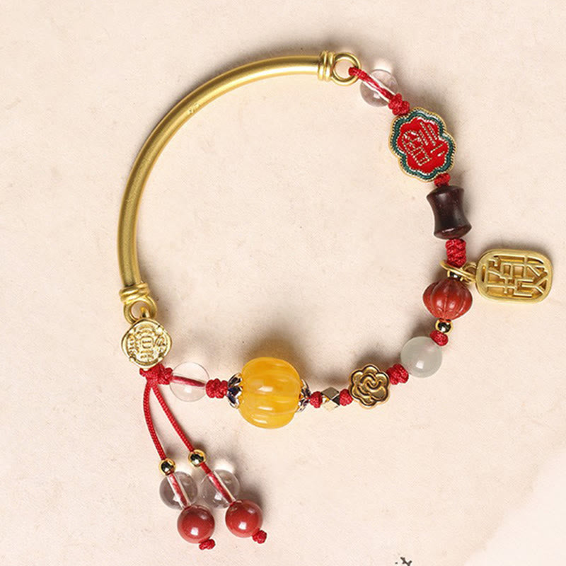 Tibetan Auspicious Clouds Fortune Happiness Wealth Luck Bracelet