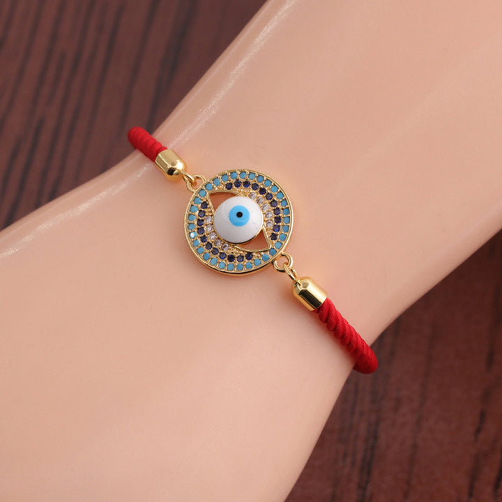 Buddha Stones Evil Eye Red String Protection Bracelet