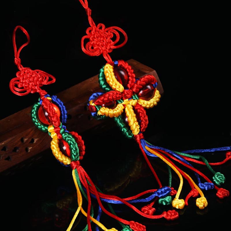Buddha Stones Tibetan Blessing Lucky Vajra Knot Decoration
