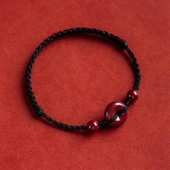 FREE Today: May You Be Healthy and Safe Cinnabar Bracelet Anklet