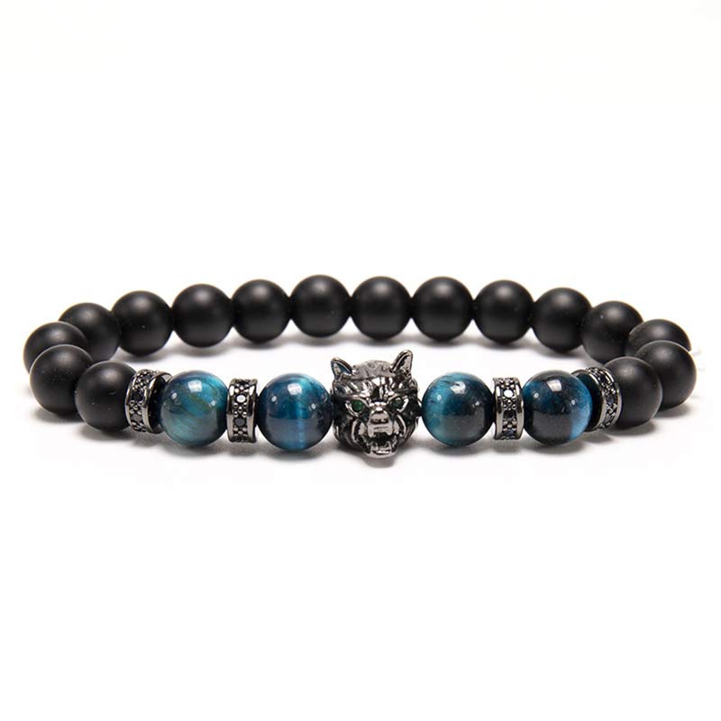 Buddha Stones “Save A Wolf” Bracelet