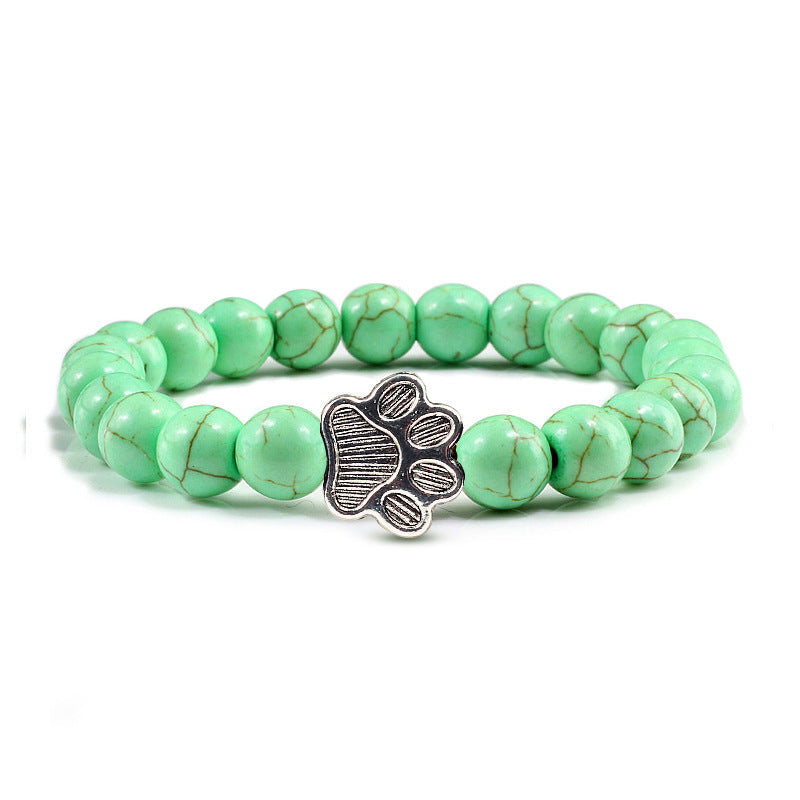 Buddha Stones “Save A Dog” Stone Bracelet