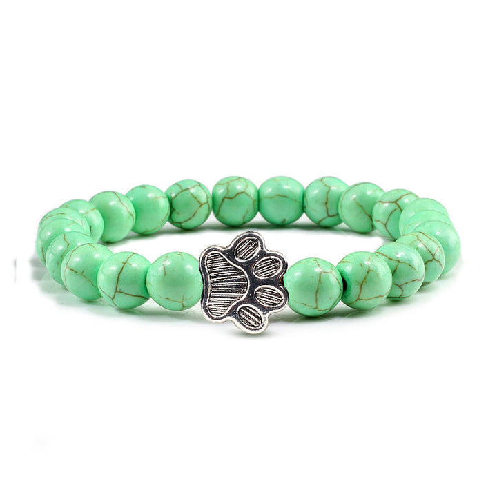 Buddha Stones “Save A Dog” Stone Bracelet