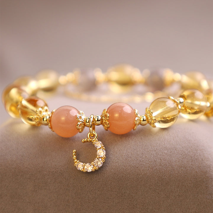 FREE Today: Abundant Energy Moon Citrine Bracelet