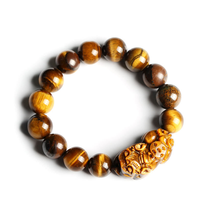 Buddha Stones Natural Tiger Eye Wealth Bracelet