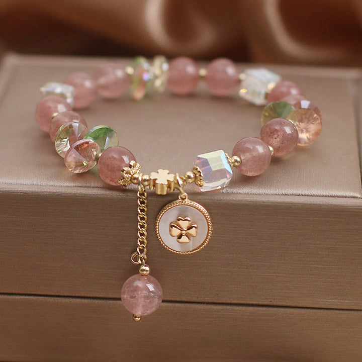 FREE Today: The Healing Strawberry Quartz Lucky Bracelet