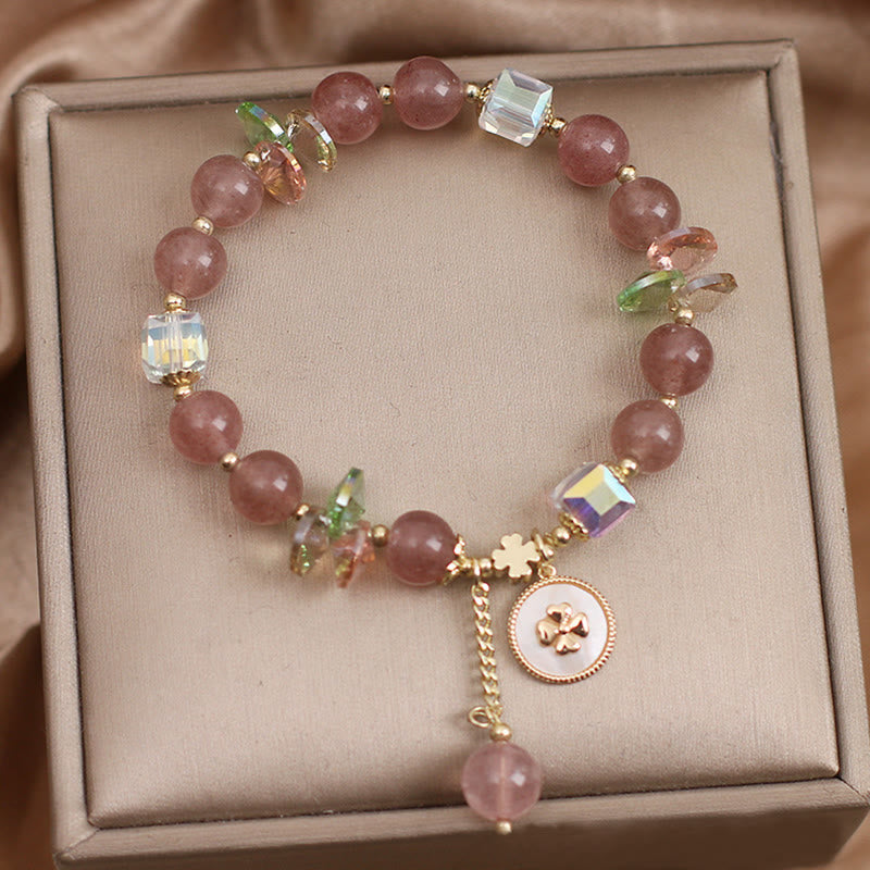 FREE Today: The Healing Strawberry Quartz Lucky Bracelet