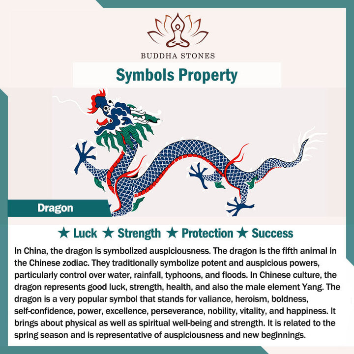 Buddha Stones Dragon Waves Yin Yang Bagua Luck Strength Necklace Pendant