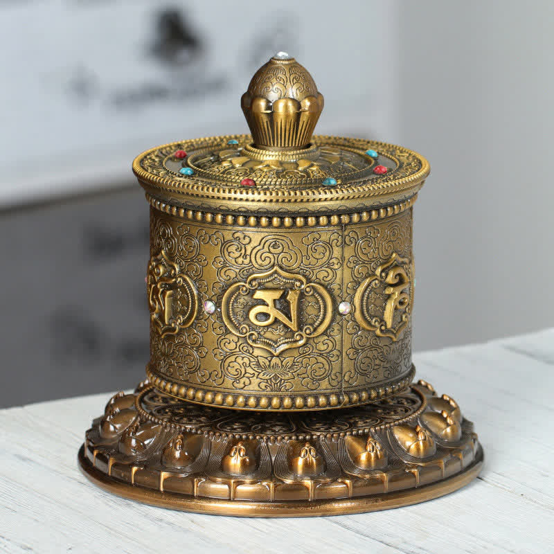 Tibetan Blessing Prayer Wheel Car Decoration